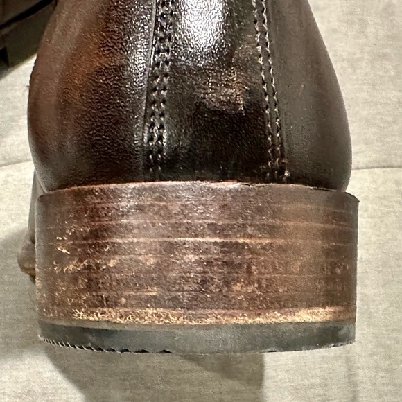 ECCO Men’s Stealth Artisan Chelsea Brown Leather Boots Size 10 - Picture 8 of 10